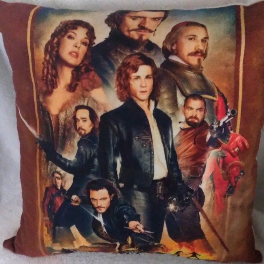 Three musketeers pillow